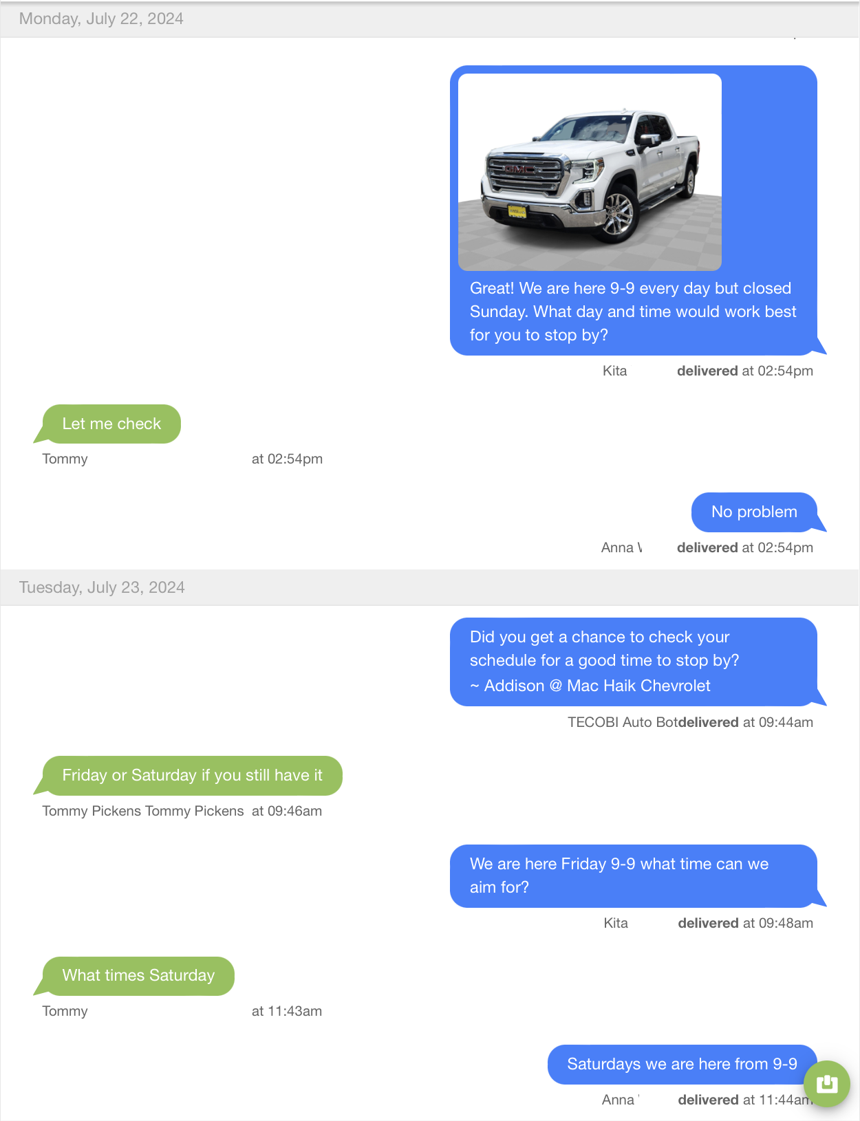 Automotive Ai Follow-Up